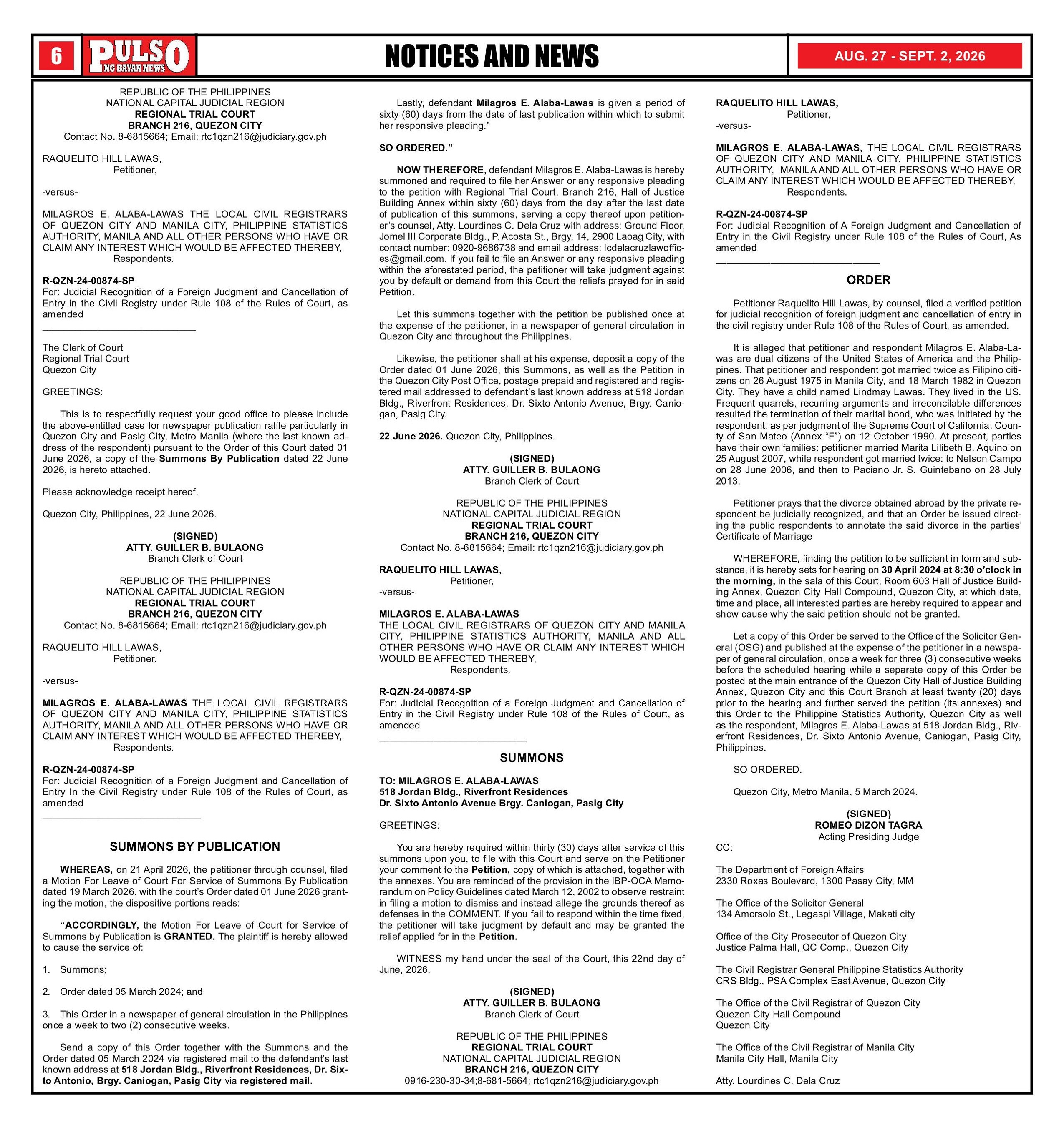 newspaper PAGE 6